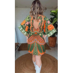 Farm Short Dress Doce Voo