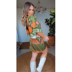 Farm Short Dress Doce Voo