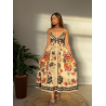 Flor de Fita Midi Dress