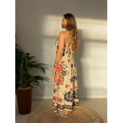 Flor de Fita Midi Dress